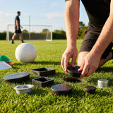 Replacement socket caps in various sizes and materials for sports facilities