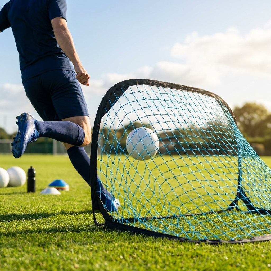 Football goal net in multiple sizes and colours for clubs and gardens