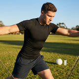 Men's base layer short sleeve top in various colours, perfect for sports