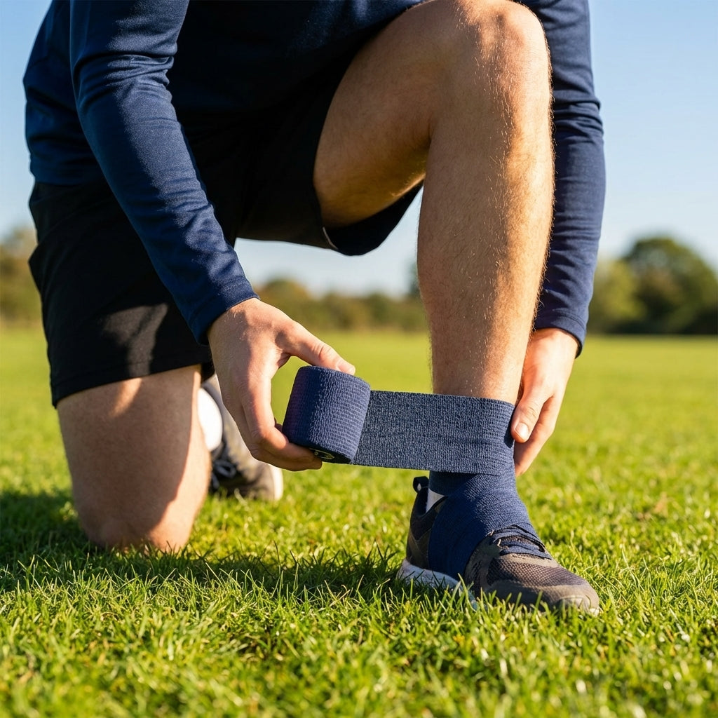 Cohesive Bandage Tape – Multi Sizes/Colours – Latex-based, Sweat-resistant – Sports & Injury Support
