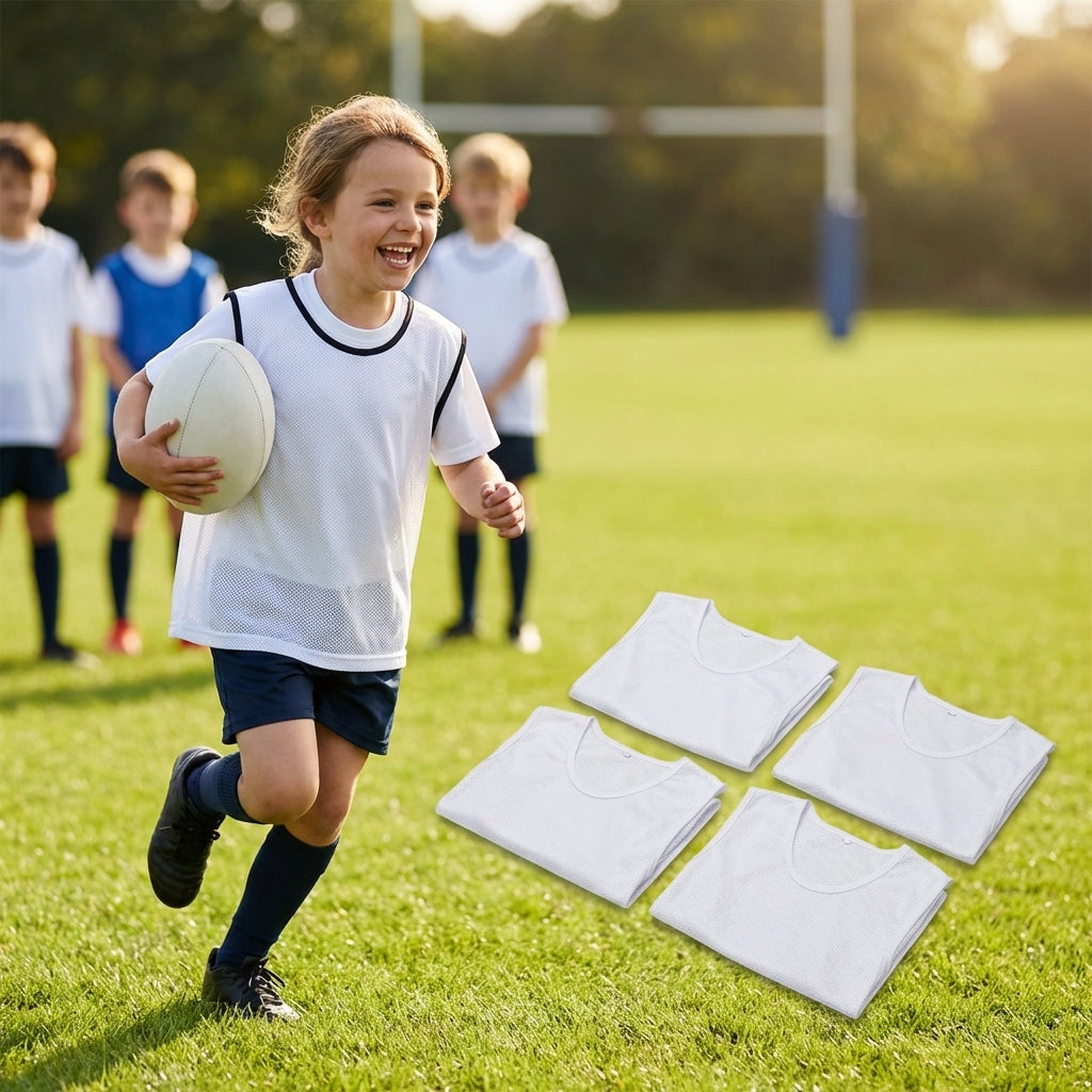 Rugby Training Bibs in Various Colours and Lightweight Mesh