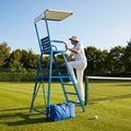 Aluminium Tennis Umpire Chair in Green, Blue, or Black