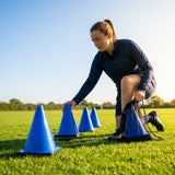 Training cones for sports practice, durable 12-inch cones