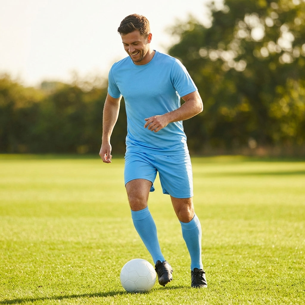 Men’s Short Sleeve Football Kit in various colours, football attire