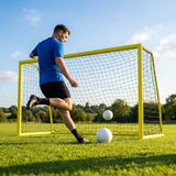 Aluminium Folding Football Goal in various sizes and colours, ideal for training and matches