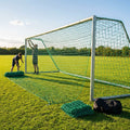 Warehouse rack netting made from green 3mm thick twine