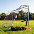 Multi-colour football goal nets for full-size goals