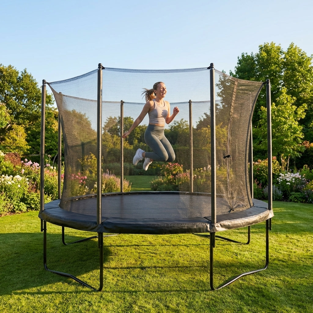 Replacement parts for garden trampolines, outdoor use