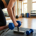 Neoprene dumbbells with non-slip coating for home and gym use