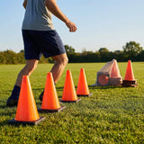 Training cones for sports practice, durable 12-inch cones