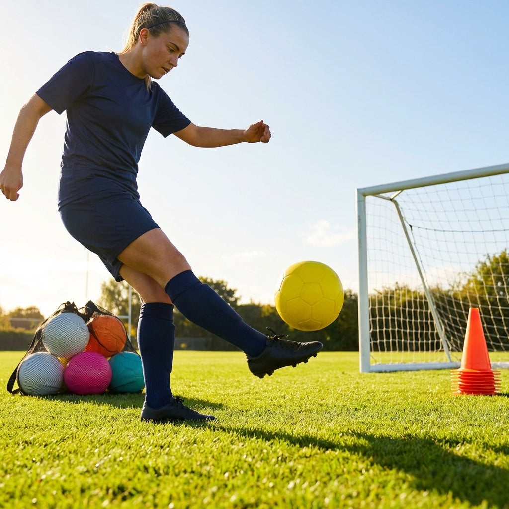 Training Footballs in Various Colours and Sizes with Durable TPU