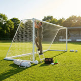 Replacement football goal nets for Alu110 goals, various sizes in white