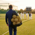 Football carry bag with 12 footballs, durable mesh