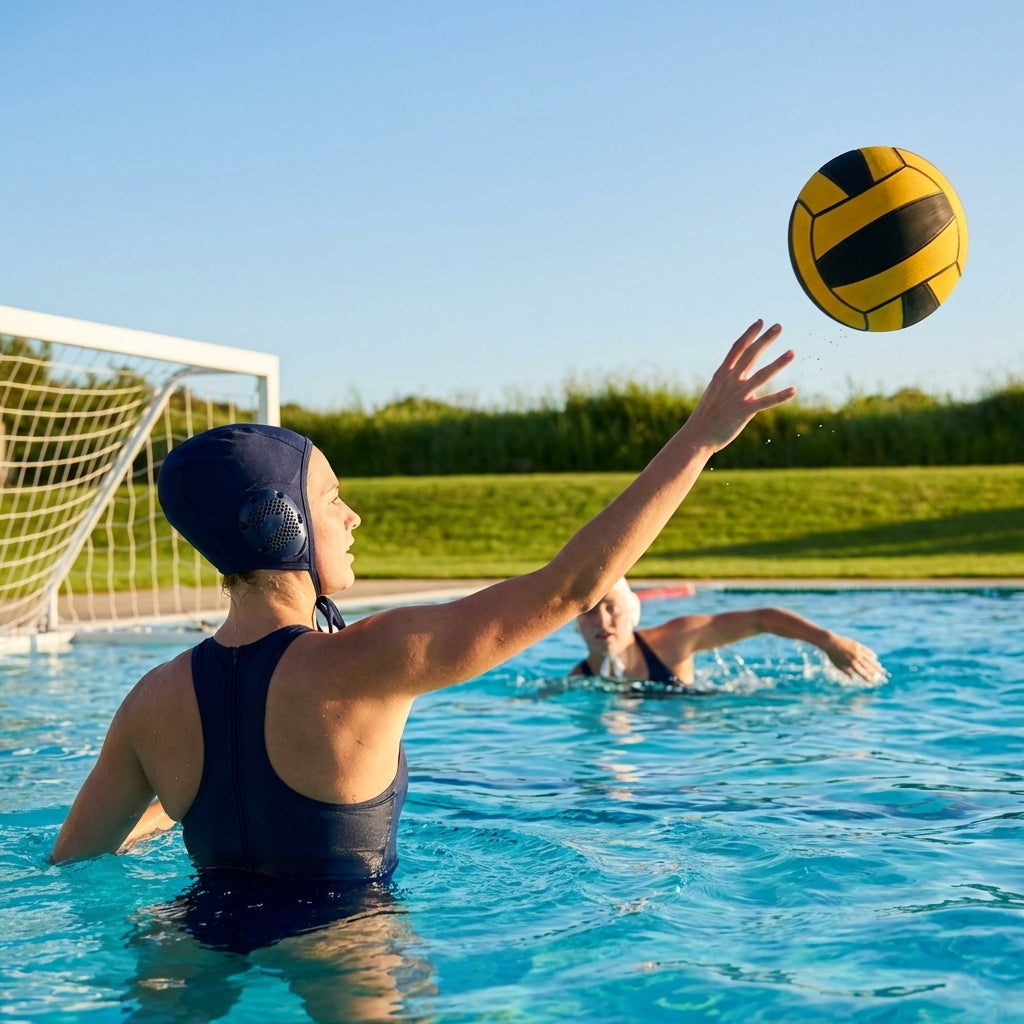 Premium Water Polo Training Ball in Yellow