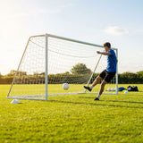 12 x 6ft football goal net made of HDPE for junior goals