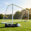 Football Goal Post 12ft x 4ft Durable PVC for Garden