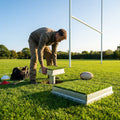 Ground Socket Turf Trays made of Aluminium and Rubber for Rugby Pitches