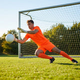Men's Goalkeeper Kit in vibrant colours, including top, shorts, and socks.
