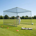 Cricket nets made from HDPE, available in various sizes for indoor and outdoor use