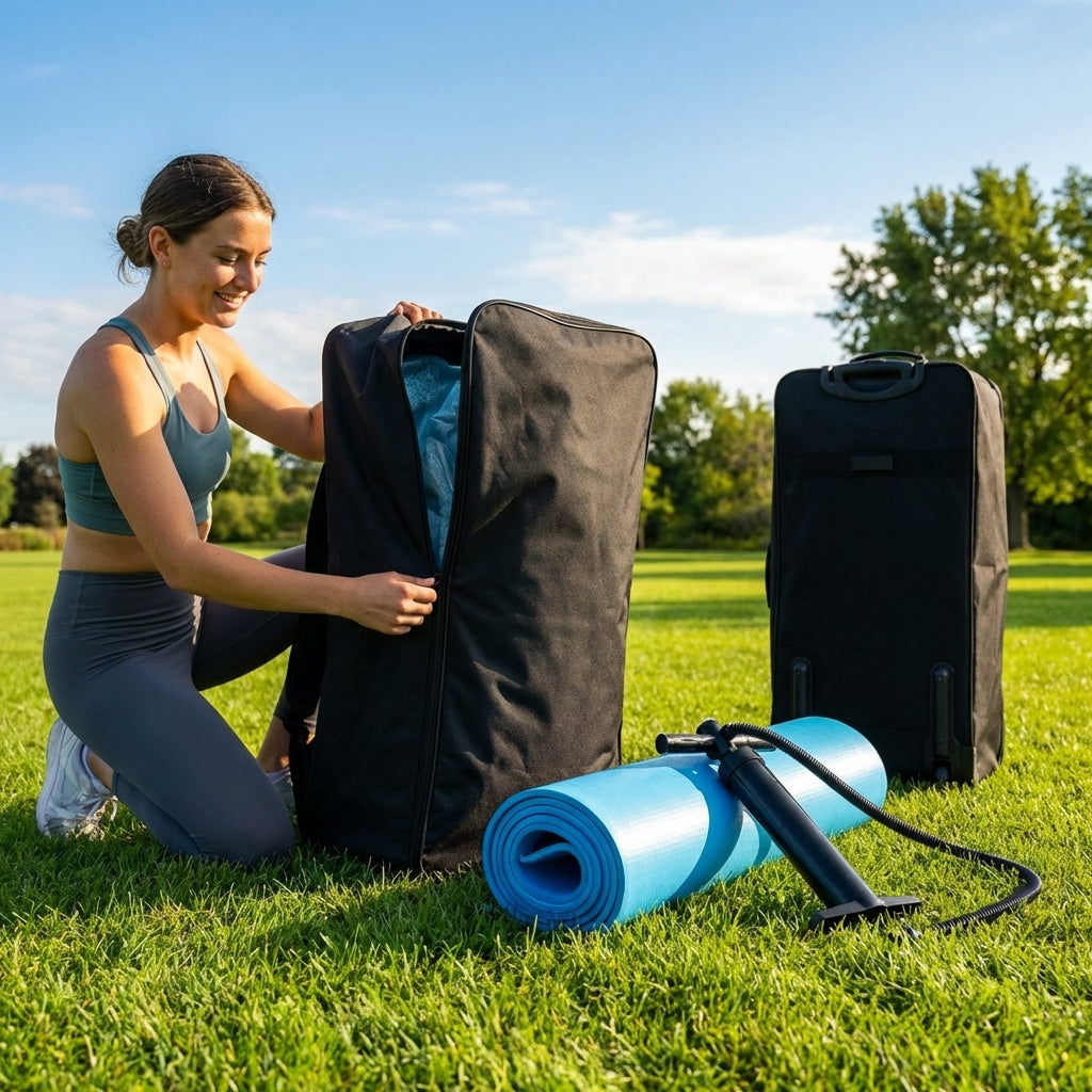Paddle board and kayak bags for water sports equipment