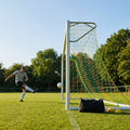Multi-colour football goal nets for full-size goals