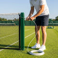 Tennis net cable with steel and PVC coating for court equipment