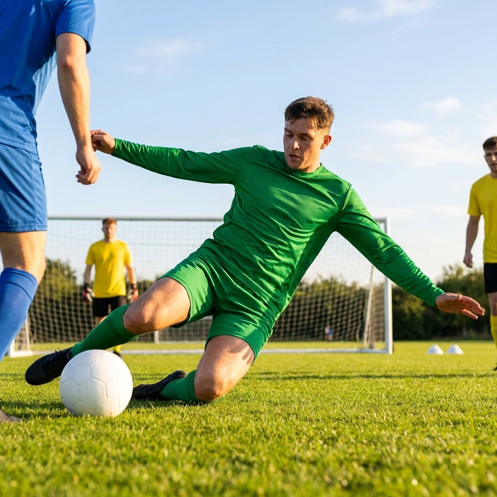 Men’s Long Sleeve Football Shirt featuring geometric design