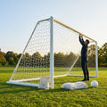 Replacement football goal nets for Alu110 goals, various sizes in white