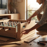 Table football spare parts, including legs and rods