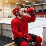 Ice Hockey Water Bottle 1L BPA-Free Plastic
