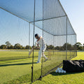 Cricket nets made from HDPE, available in various sizes for indoor and outdoor use