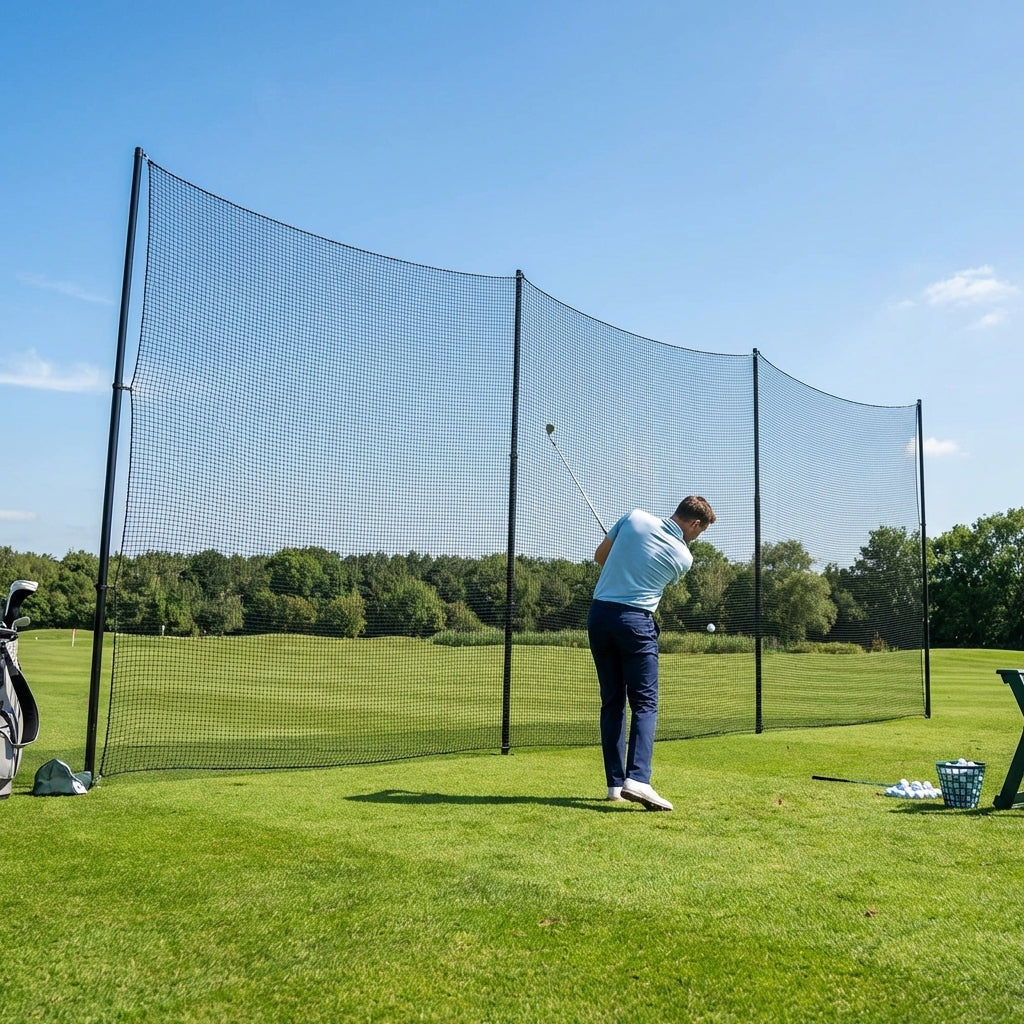 Ball Stop Net System with Aluminium Posts for Sports Venues