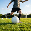Customisable football with club logos and vibrant colours