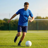 Men's football shirt in multiple colours, made from polyester for athletic use
