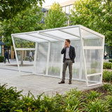 Heavy Duty Smoking Shelter with Aluminium Frame