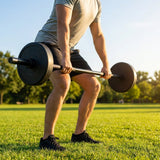 Rubber Barbell Weights with cast iron core for gym and home use