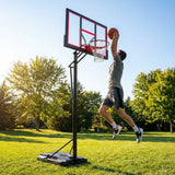 Adjustable Basketball Hoop with Portable System