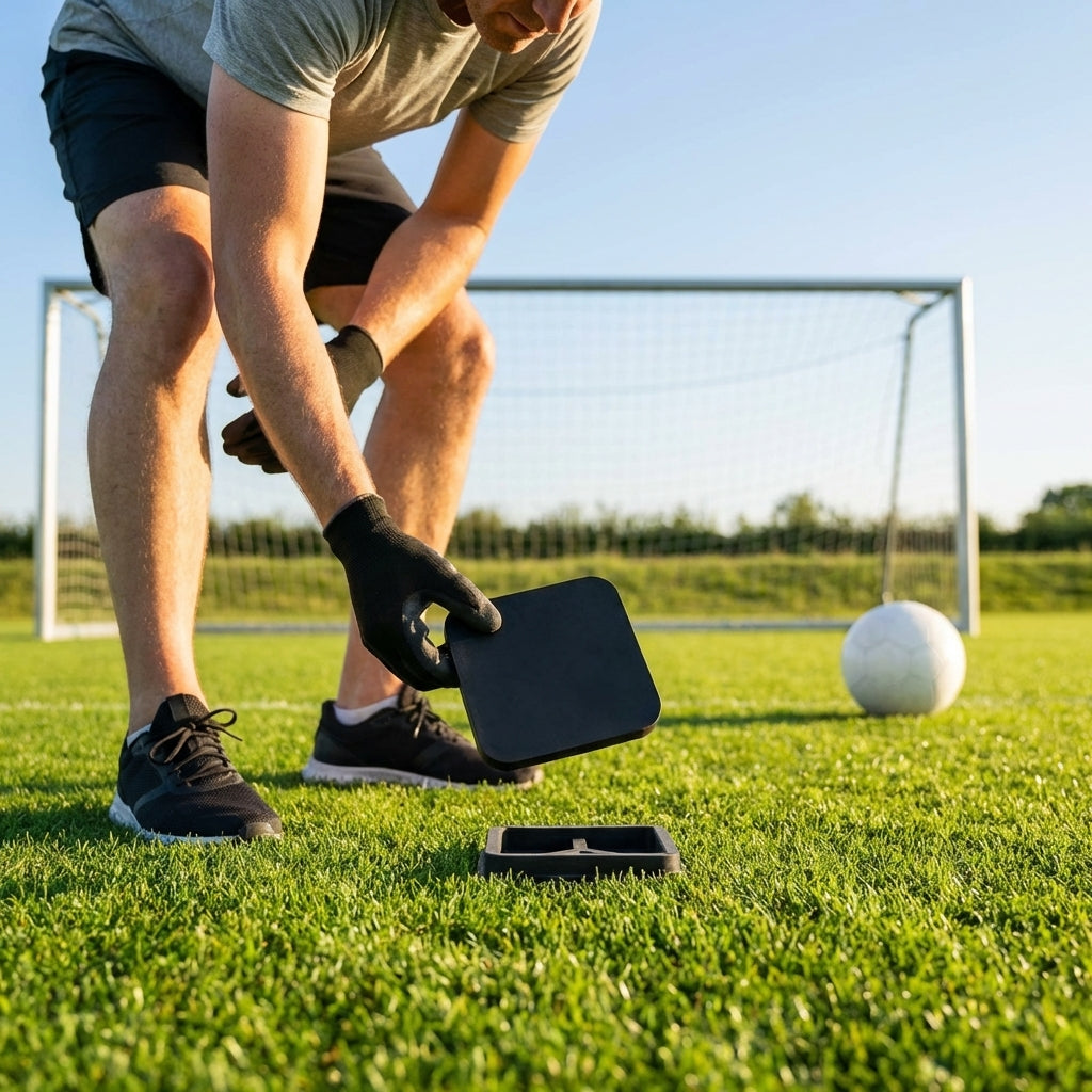 Replacement socket caps in various sizes and materials for sports facilities