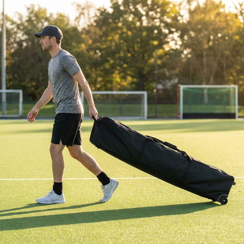 Replacement sports carry bag for goals, rebounders, and cages