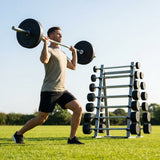 Rubber Barbell Weights with cast iron core for gym and home use