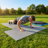 Rubber Gym Flooring Mats in various thicknesses and colours