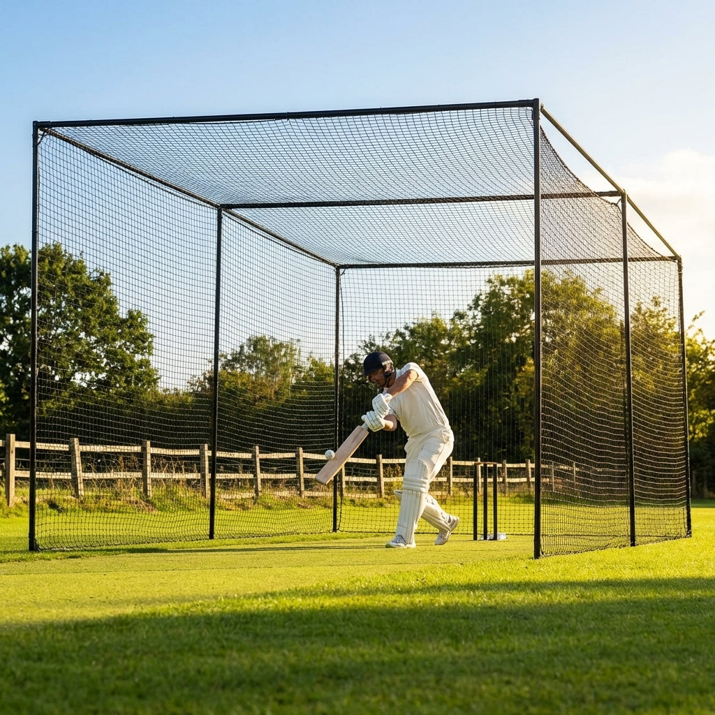 Cricket Cage Replacement Net UV Stabilised available in 35ft, 55ft, 70ft