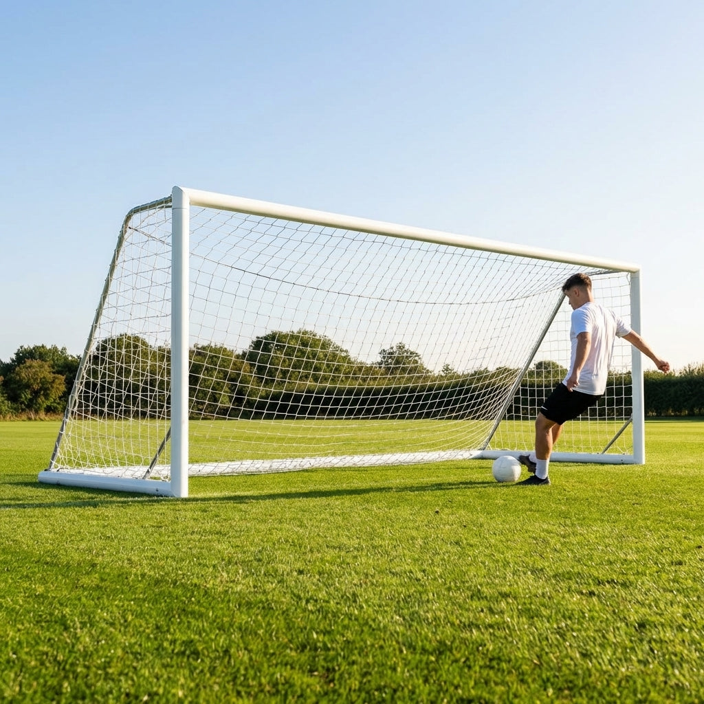 12ft x 4ft Aluminium Football Goal for 5-a-Side Matches