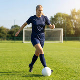 Navy Blue Football Shirt in 100% Polyester