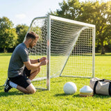 Replacement goal nets made from 5-ply knotless polyester in various sizes