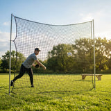 Custom baseball nets made from HDPP material in black
