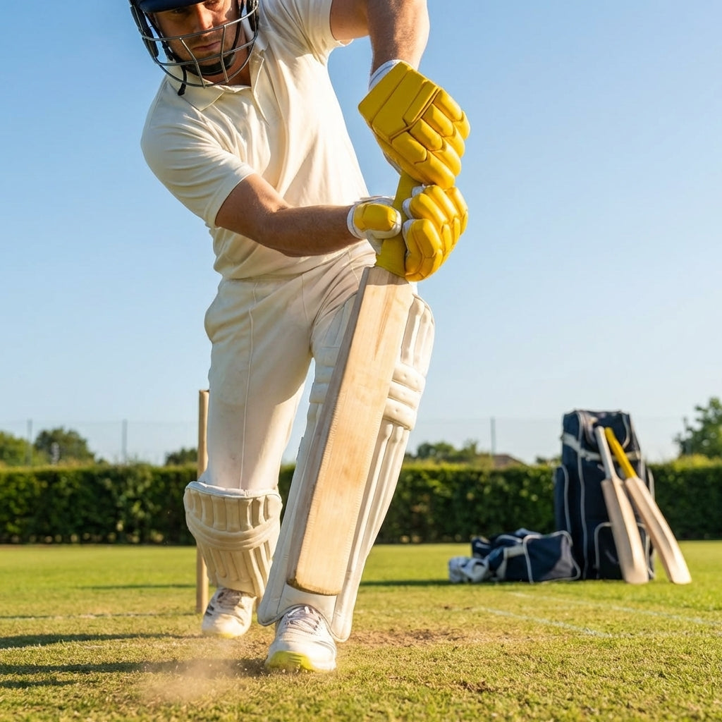 Coloured cricket batting gloves with English Pittard leather palm