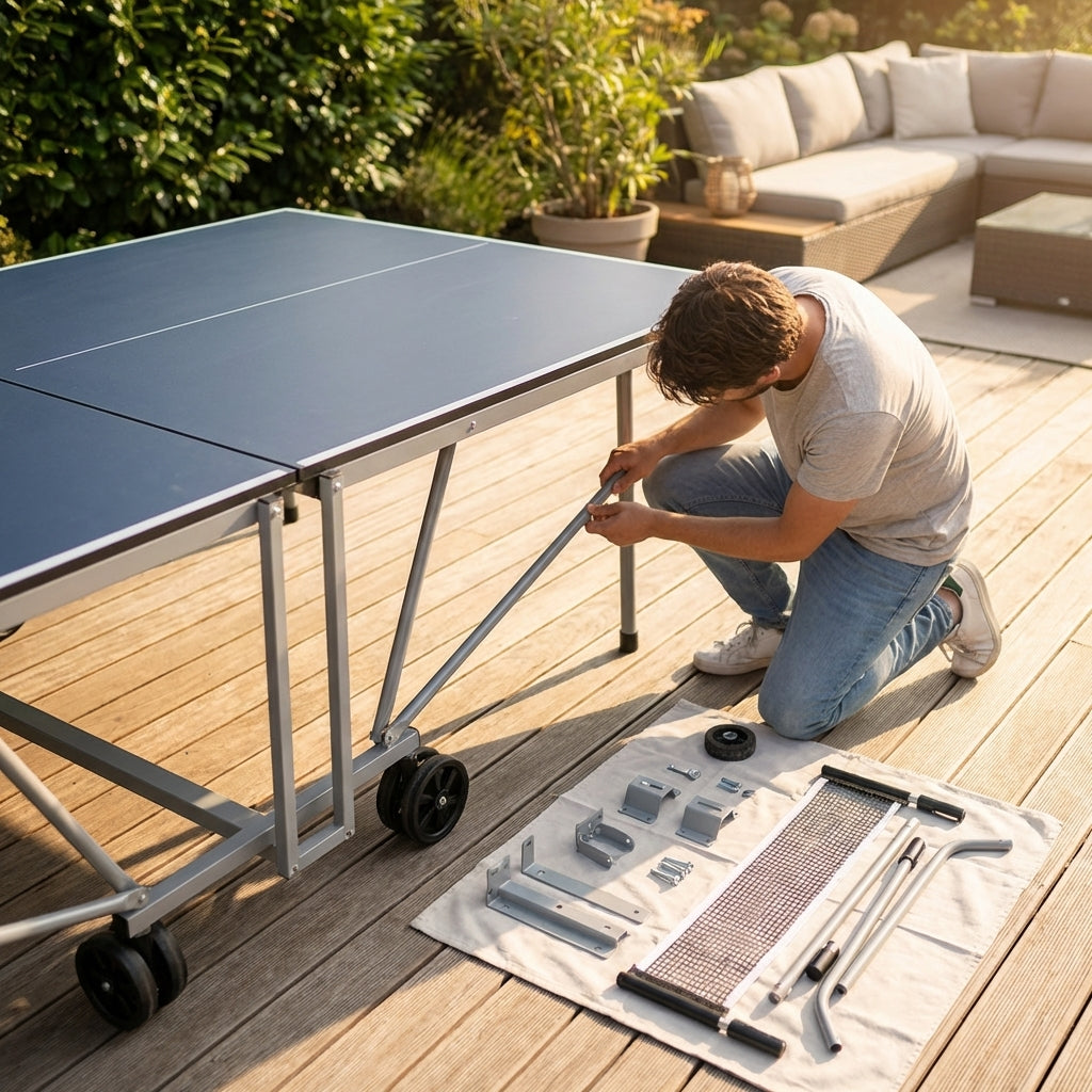 Table Tennis Table Replacement Parts, featuring durable steel and nylon components