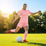 Women's Football Kit with Geometric Print Jersey