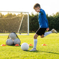 Lightweight training footballs with EVA foam casing in sizes 3, 4, and 5